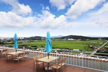 Rooftop terrace