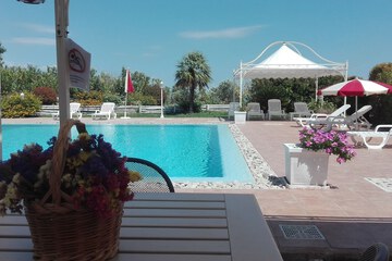 Rooftop pool