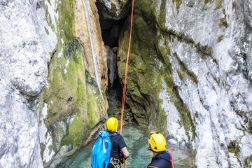 Outdoor rock climbing