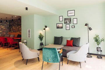 Lobby sitting area