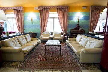 Lobby sitting area