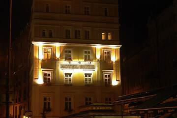 Front of property - evening/night