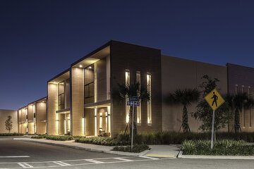 Front of property - evening/night