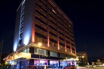 Front of property - evening/night