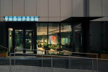 Front of property - evening/night