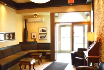 Lobby sitting area