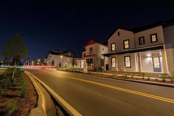 Front of property - evening/night