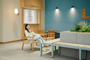 Lobby sitting area