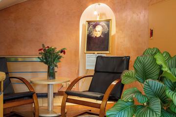 Lobby sitting area