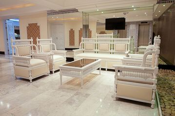 Outdoor wedding area