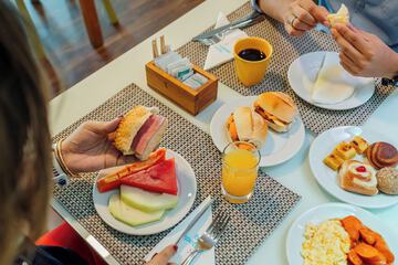 Breakfast buffet