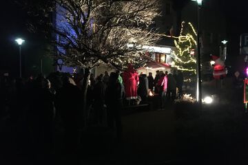 Front of property - evening/night
