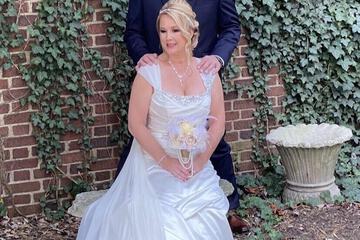 Outdoor wedding area