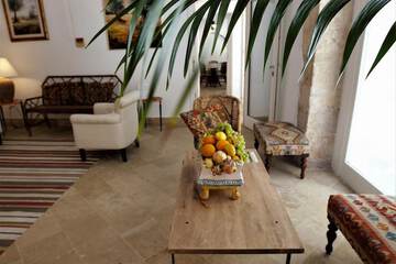 Lobby sitting area