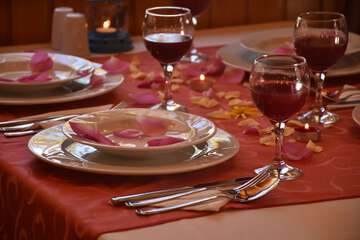 Couples dining