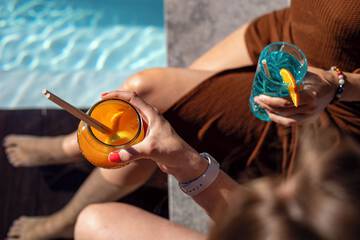 Poolside bar
