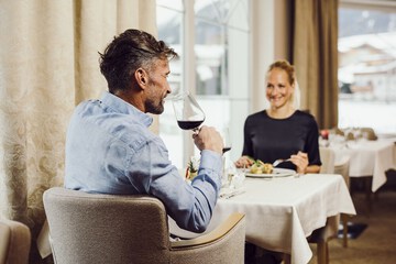 Couples dining