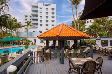 Swim-up bar