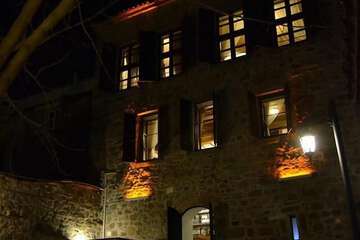 Front of property - evening/night