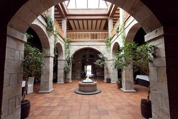 Interior entrance