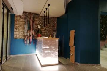 Interior entrance