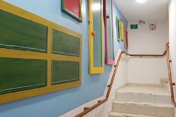 Interior entrance