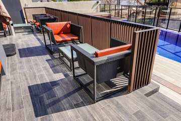 Poolside bar