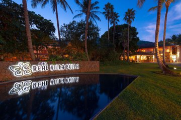 Front of property - evening/night