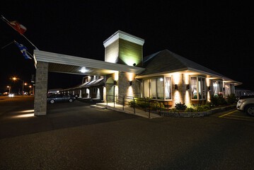 Front of property - evening/night