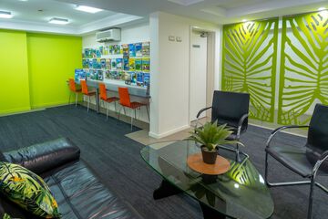 Lobby sitting area