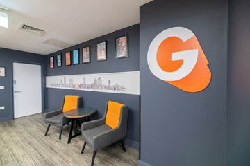 Lobby sitting area