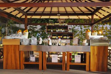 Poolside bar