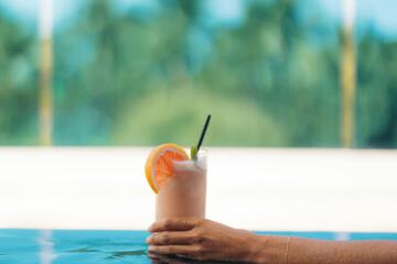 Poolside bar