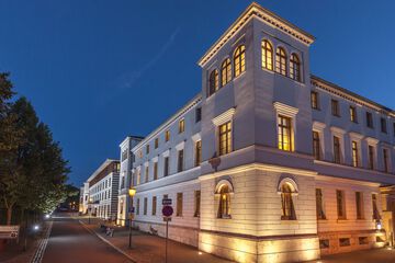 Front of property - evening/night