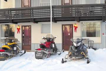 Snowmobiling