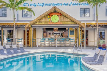 Poolside bar