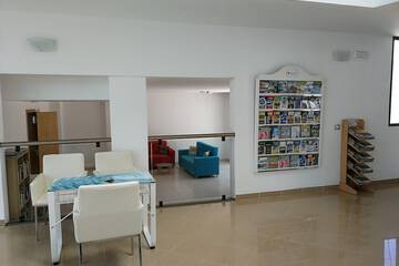 Lobby sitting area