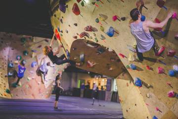 Rock climbing wall - indoor