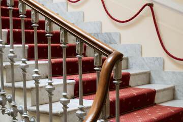 Handrails in stairways