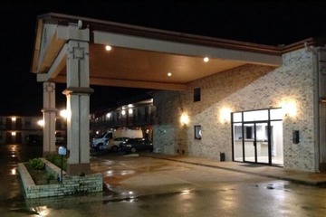 Front of property - evening/night