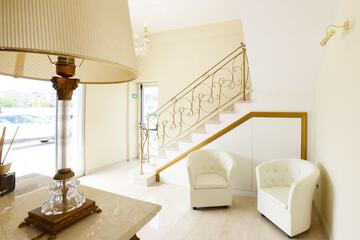 Interior entrance