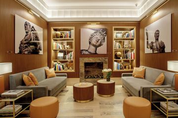 Lobby sitting area
