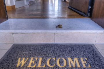 Interior entrance