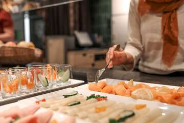Breakfast buffet