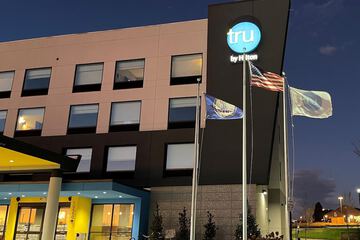 Front of property - evening/night