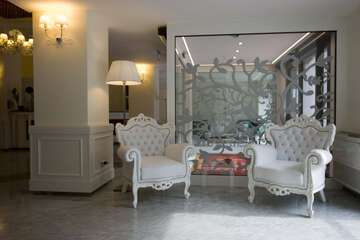 Lobby sitting area
