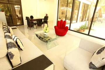 Lobby sitting area