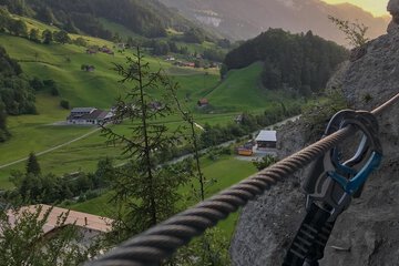 Outdoor rock climbing