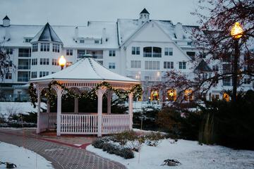 Front of property - evening/night