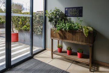 Interior entrance